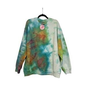 Custom Tie Dye Crewneck Sweatshirt